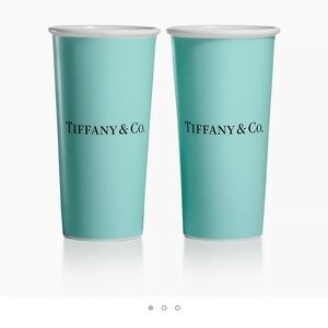 Tiffany & Co. White and Blue Fine Bone China